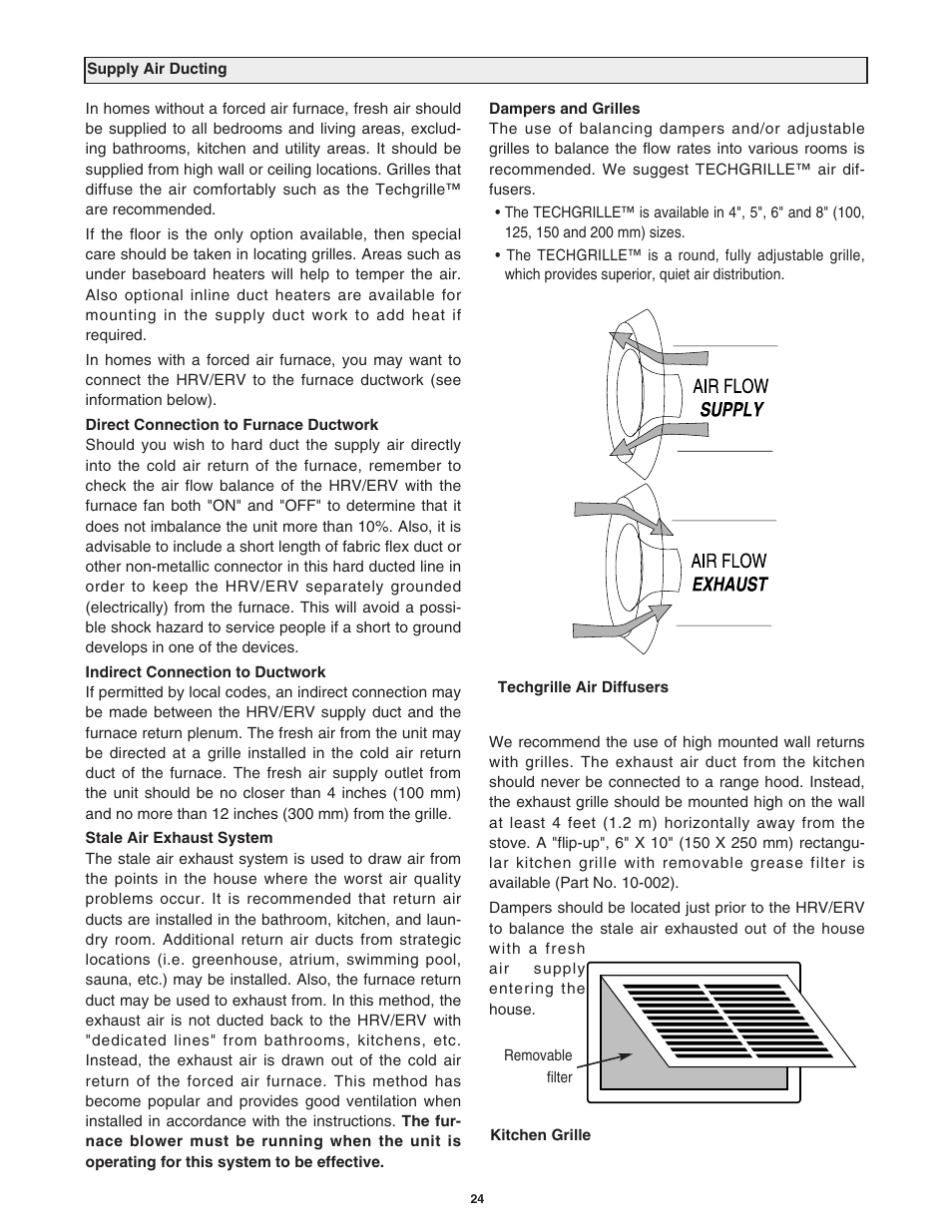 Lifebreath MAXTOP User Manual | Page 24 / 36