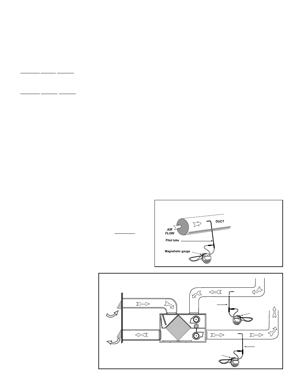 Pitot tube air flow balancing, Balancing procedure, Prior to balancing, ensure that | Pitot tube and gauge, Pitot tube air flow balancing kit | Lifebreath 200ERV User Manual | Page 25 / 32