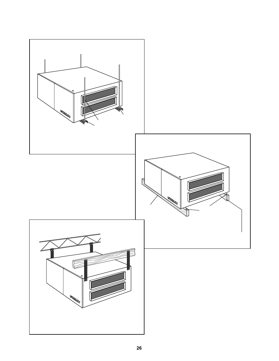 Various installation types | Lifebreath 200ERVD User Manual | Page 26 / 32