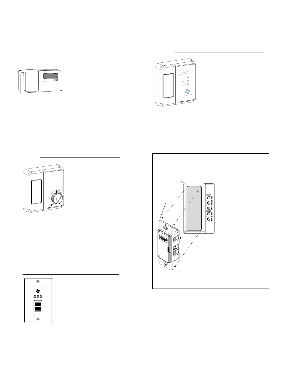 Controlair 15 optional remote controls, Controlair 15, Air sentry™ air quality sensor | Digital electronic timer (det), Programmable ventilation controller (pvc), Ventilation dehumidistat | Lifebreath CONTROLAIR 15 200MAX User Manual | Page 15 / 32