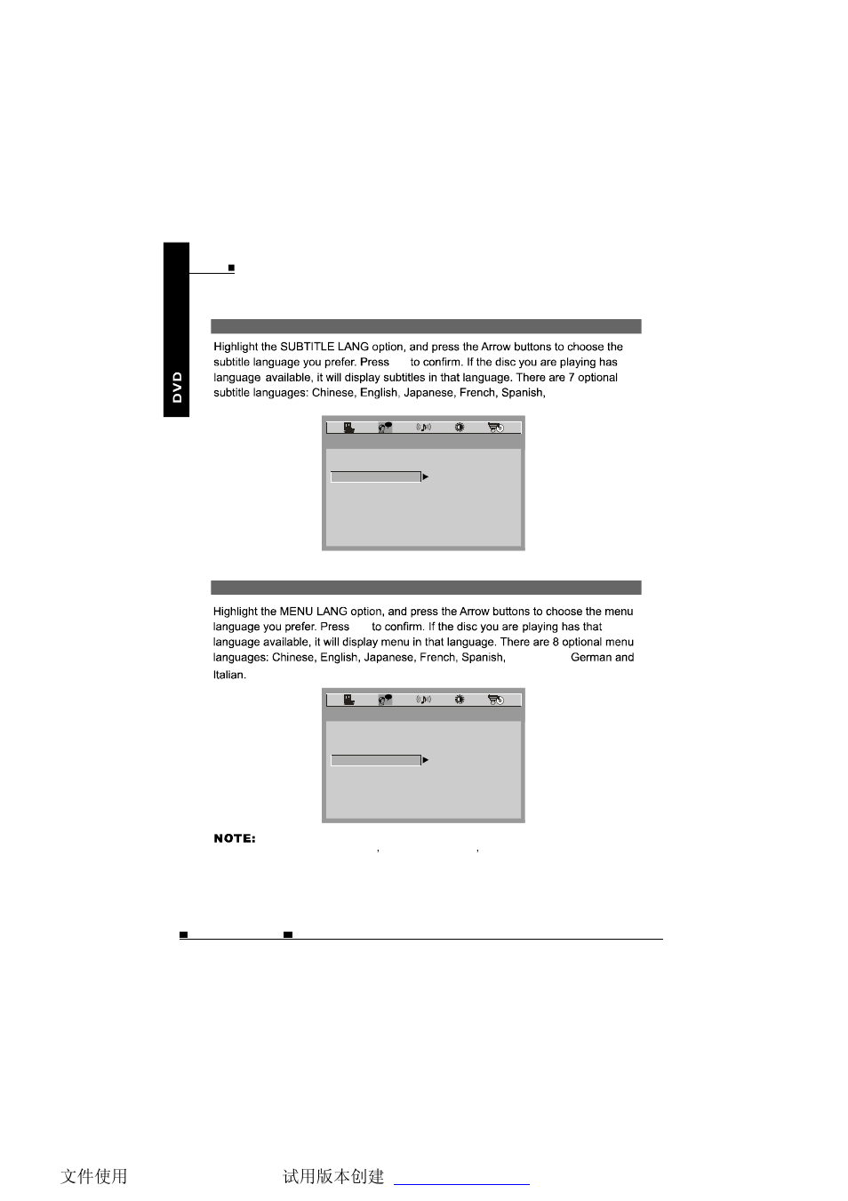 Language setup eng 40 | NextBase SDV685-AM User Manual | Page 41 / 50