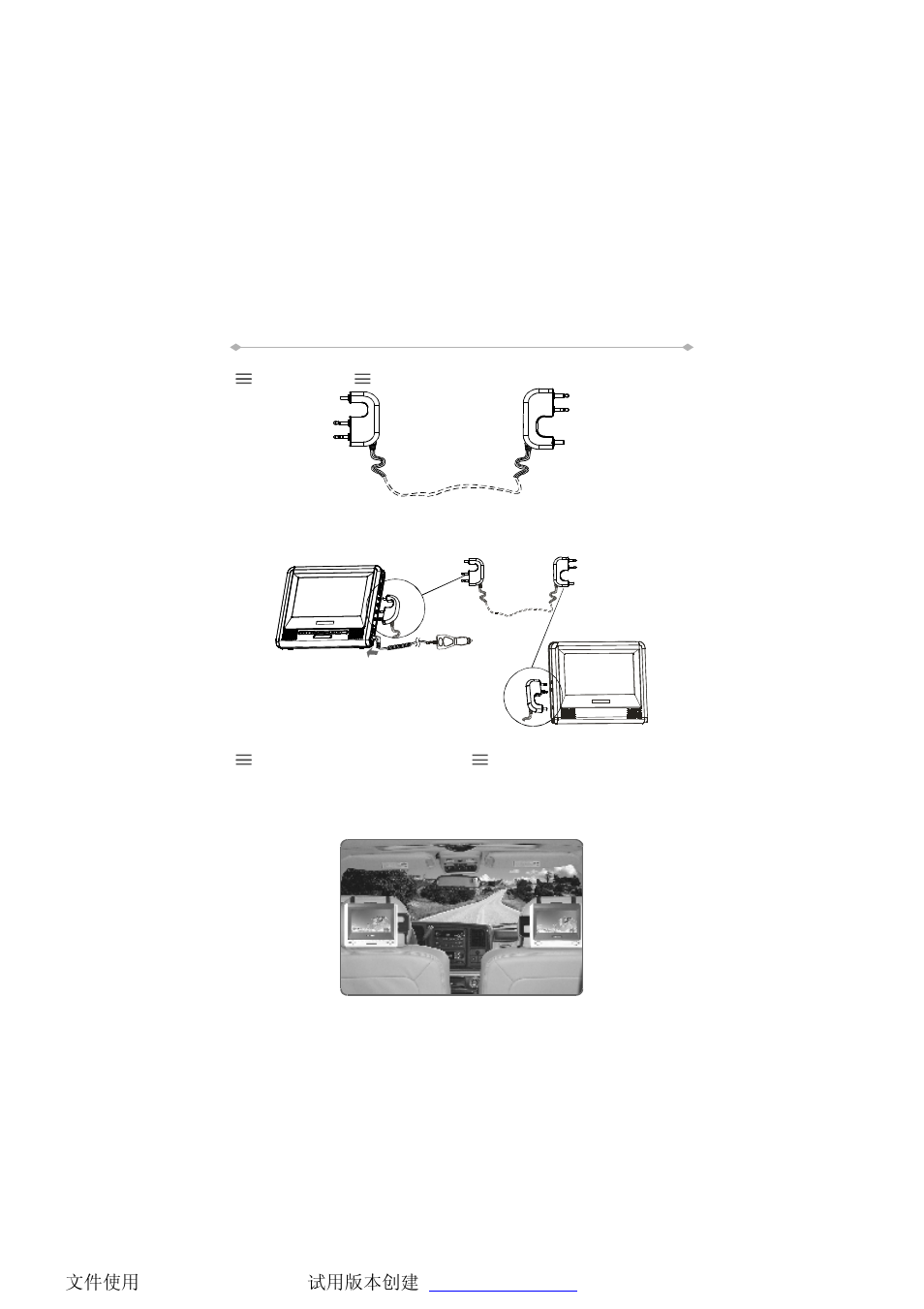 Connecting the player to the monitor | NextBase SDV97-AM User Manual | Page 25 / 48