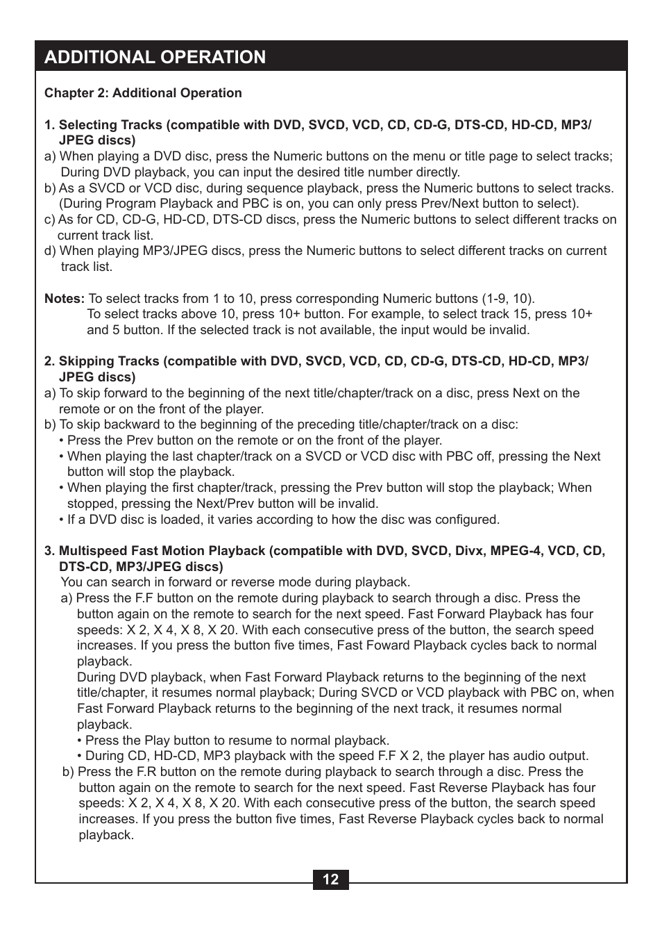Additional operation | NexxTech super slim divx/mpeg4 dvd player 1617008E User Manual | Page 14 / 33