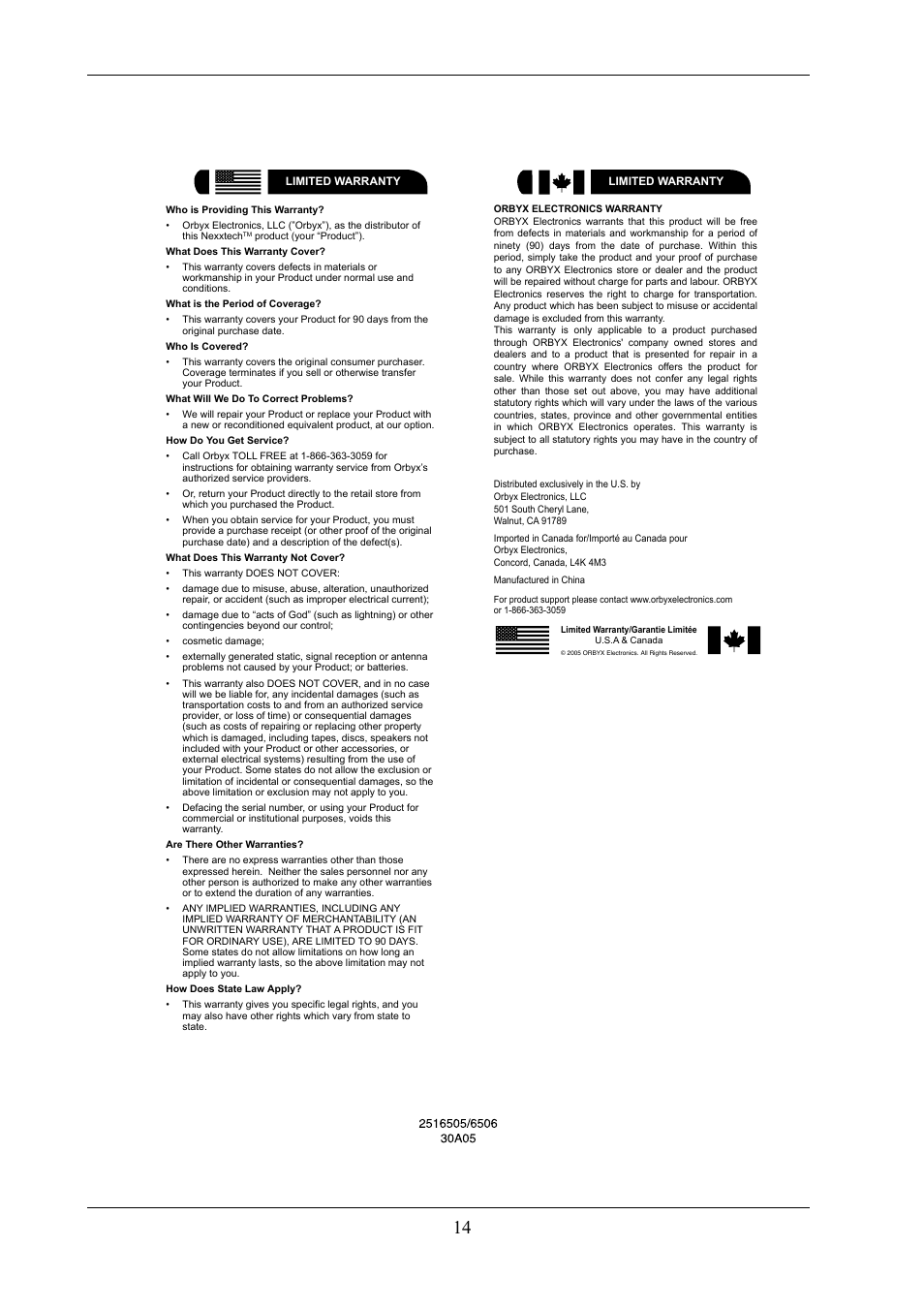NexxTech USB Web Camera User Manual | Page 16 / 16