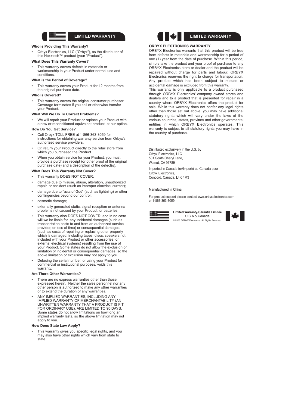 NexxTech 6500505 User Manual | Page 3 / 3