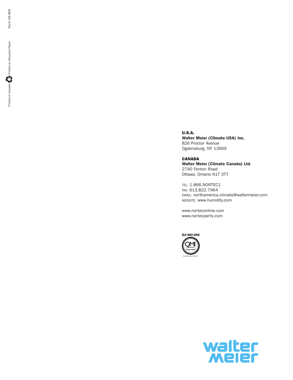 Nortec1 | Nortec Industries MH Series User Manual | Page 8 / 8