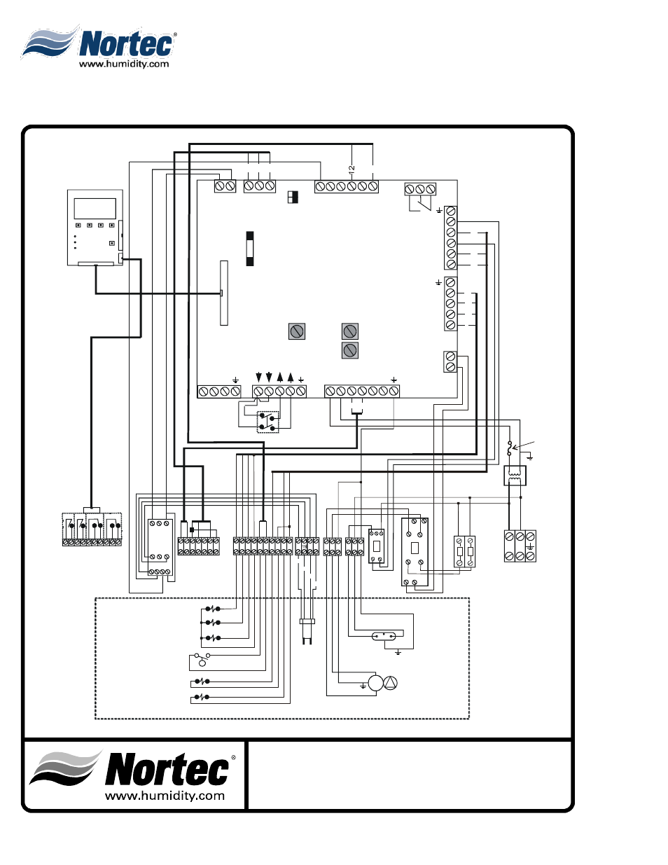 Mh series (120 vac), Mh wiring diagram, Hydraulic unit | Nortec Industries MHTC User Manual | Page 4 / 7