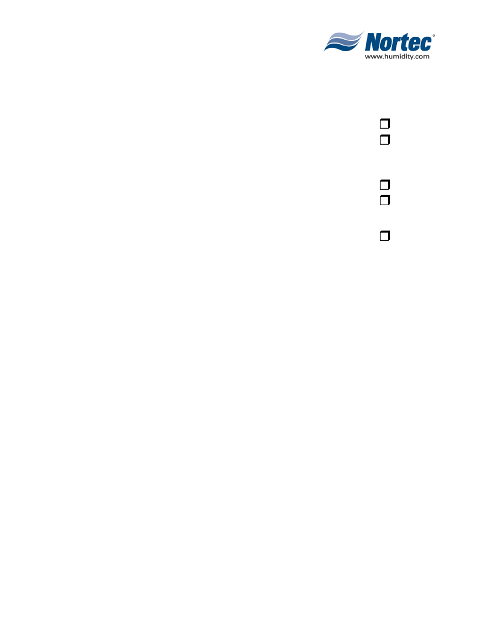 Nortec Industries NHTC Series User Manual | Page 27 / 44