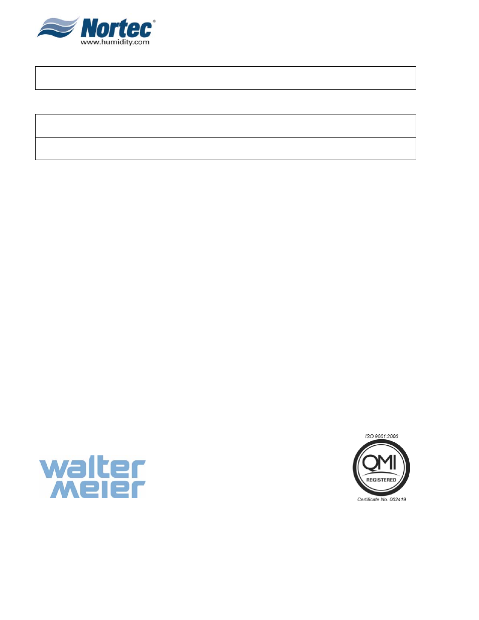 Nortec Industries NHTC Series User Manual | Page 44 / 44