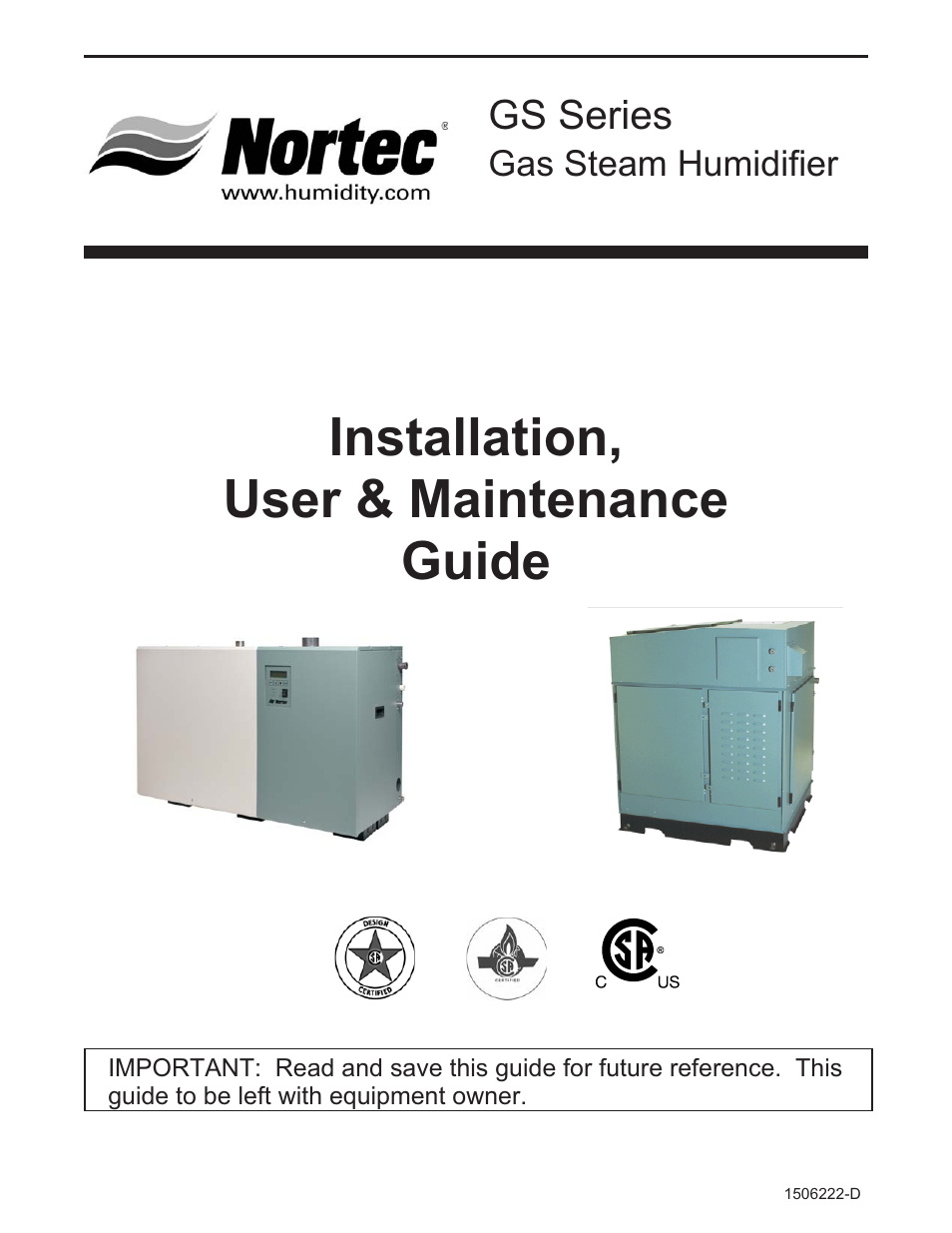 Nortec Industries GS Series User Manual | 78 pages