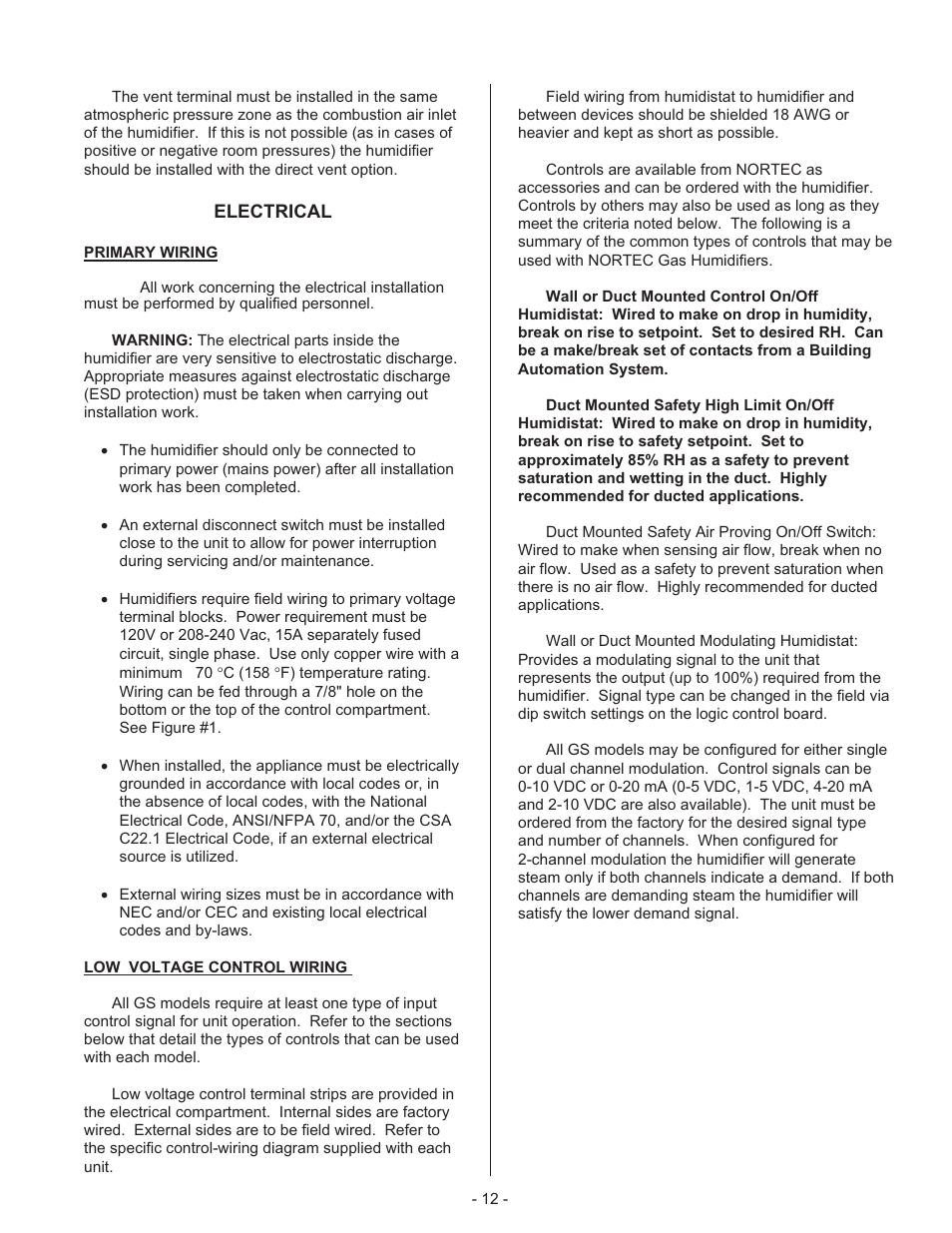 Taking out of operation, Maintenance, Draining the tank | Mandatory maintenance schedule | Nortec Industries GS Series User Manual | Page 16 / 78