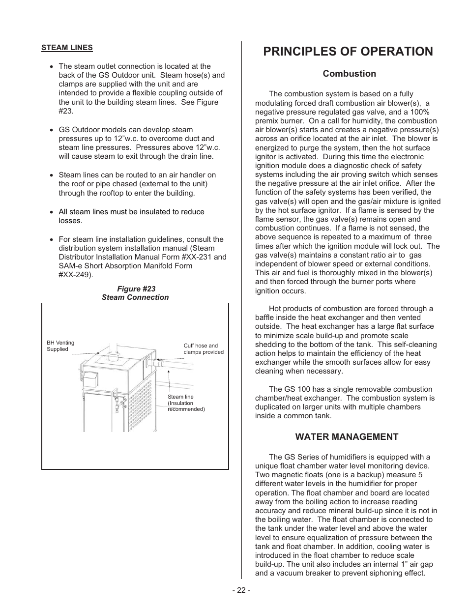 Principles of operation | Nortec Industries GS Series User Manual | Page 26 / 78