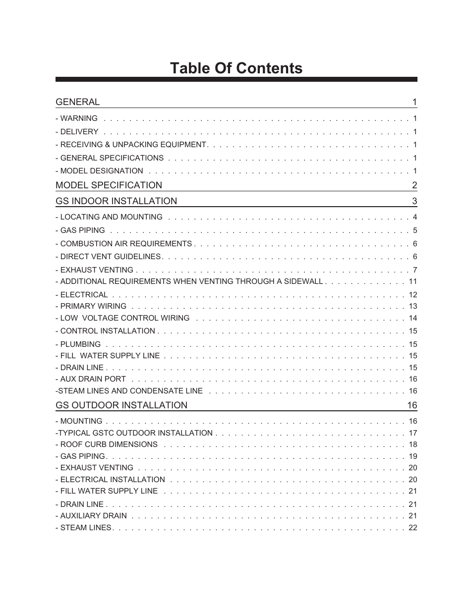 Nortec Industries GS Series User Manual | Page 3 / 78