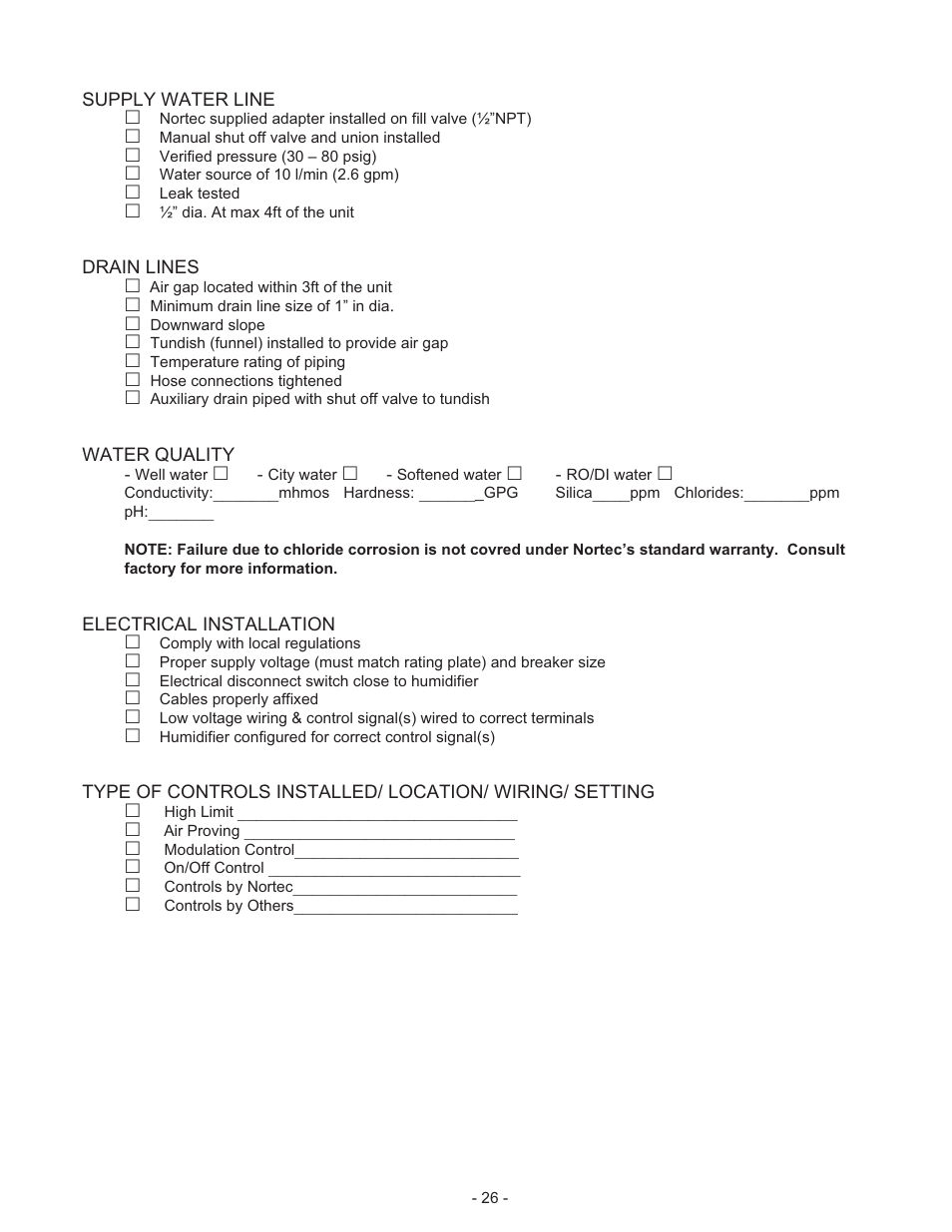 Nortec Industries GS Series User Manual | Page 30 / 78