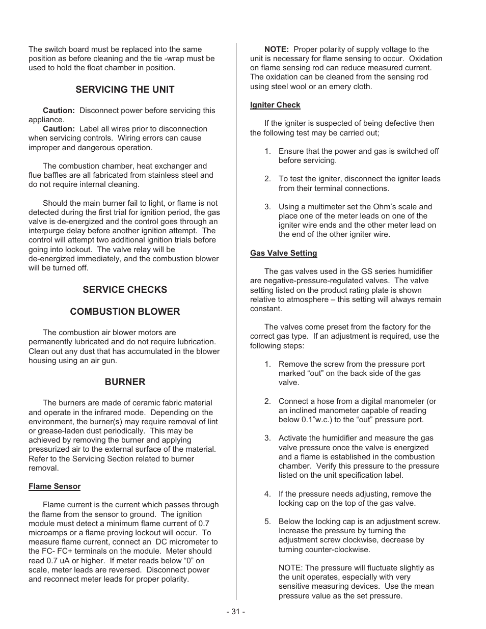 Nortec Industries GS Series User Manual | Page 35 / 78