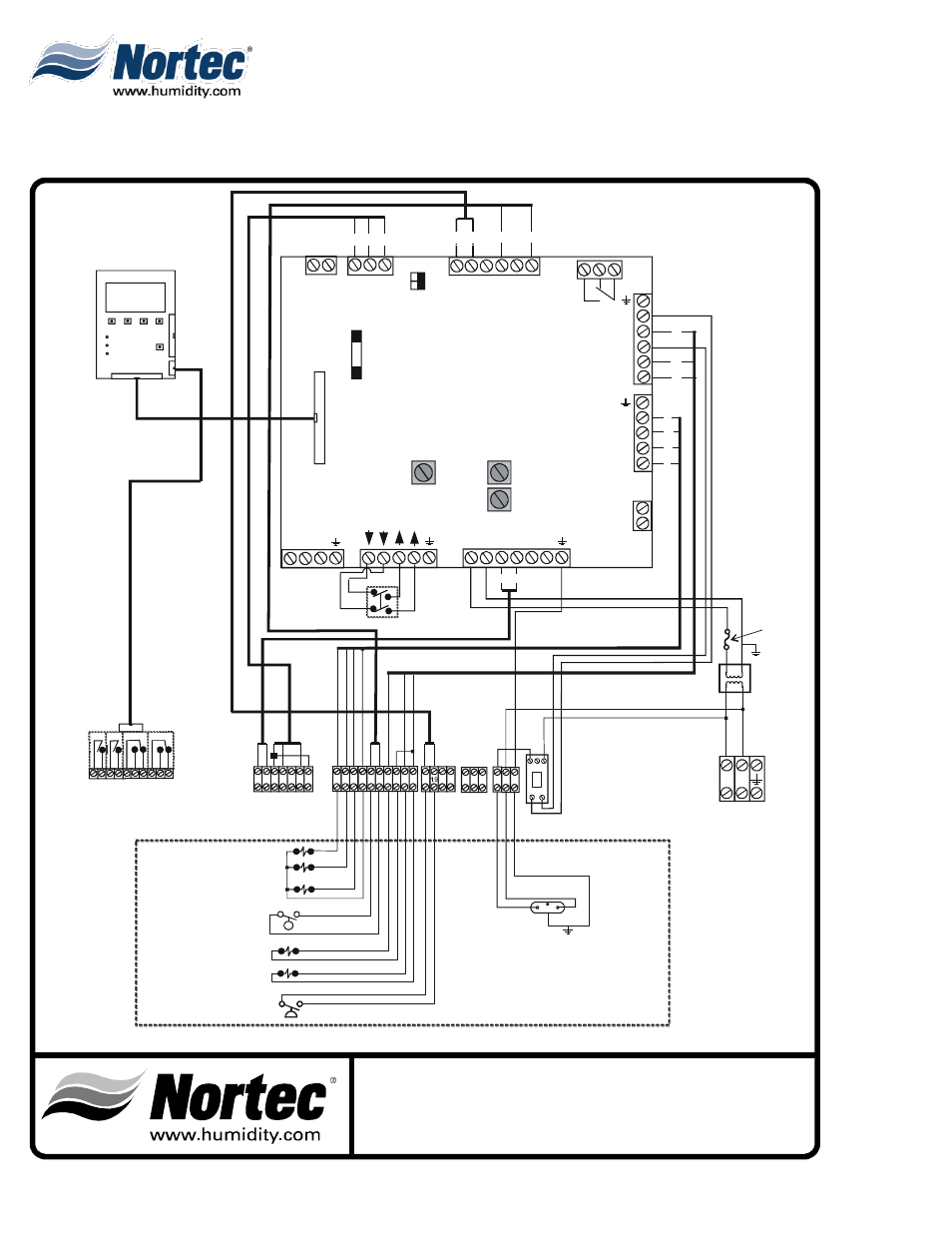 Mh series (120 vac), Mh wiring diagram, Hydraulic unit | Nortec Industries MHB User Manual | Page 4 / 7
