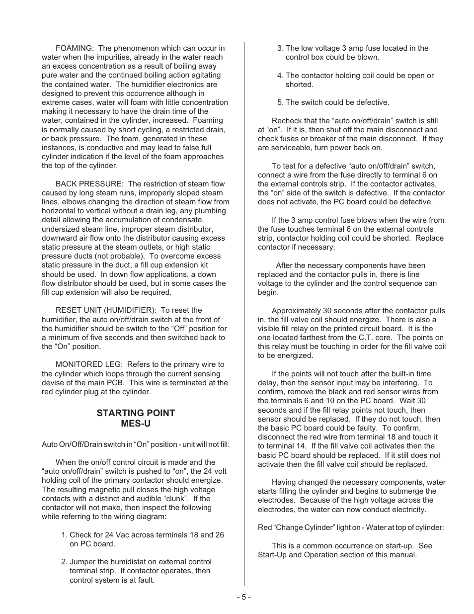 Starting point, Diagnostic procedures trouble-shooting tips | Nortec Industries None User Manual | Page 7 / 20