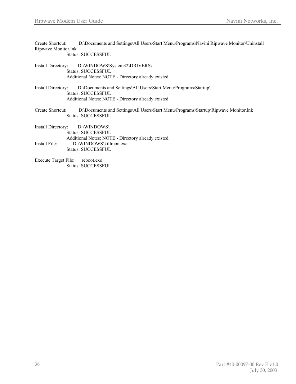 Navini Networks Ripwave 40-00097-00 User Manual | Page 36 / 41