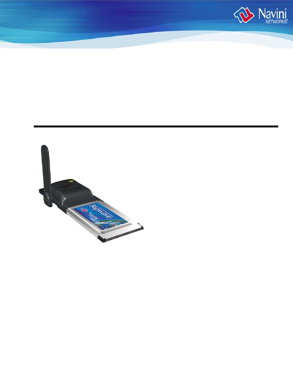 Navini Networks RIPWAVE 40-00460-00R User Manual | 35 pages