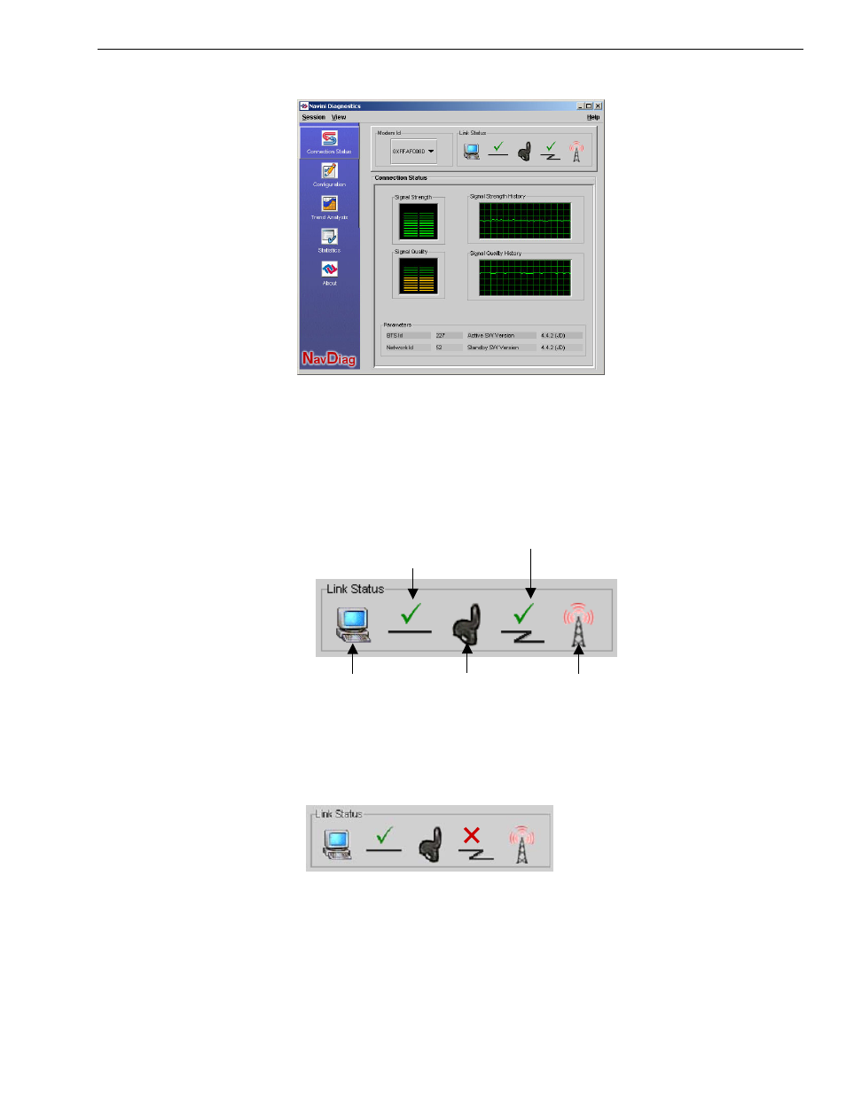 Connection status | Navini Networks RIPWAVE 40-00460-00R User Manual | Page 18 / 35