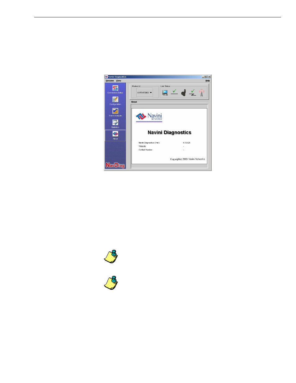 About, Help, Uninstalling navdiag software | Navini Networks RIPWAVE 40-00460-00R User Manual | Page 23 / 35