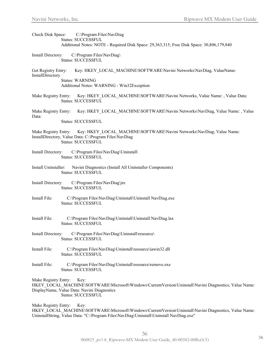 Navini Networks Ripwave MX User Manual | Page 36 / 42
