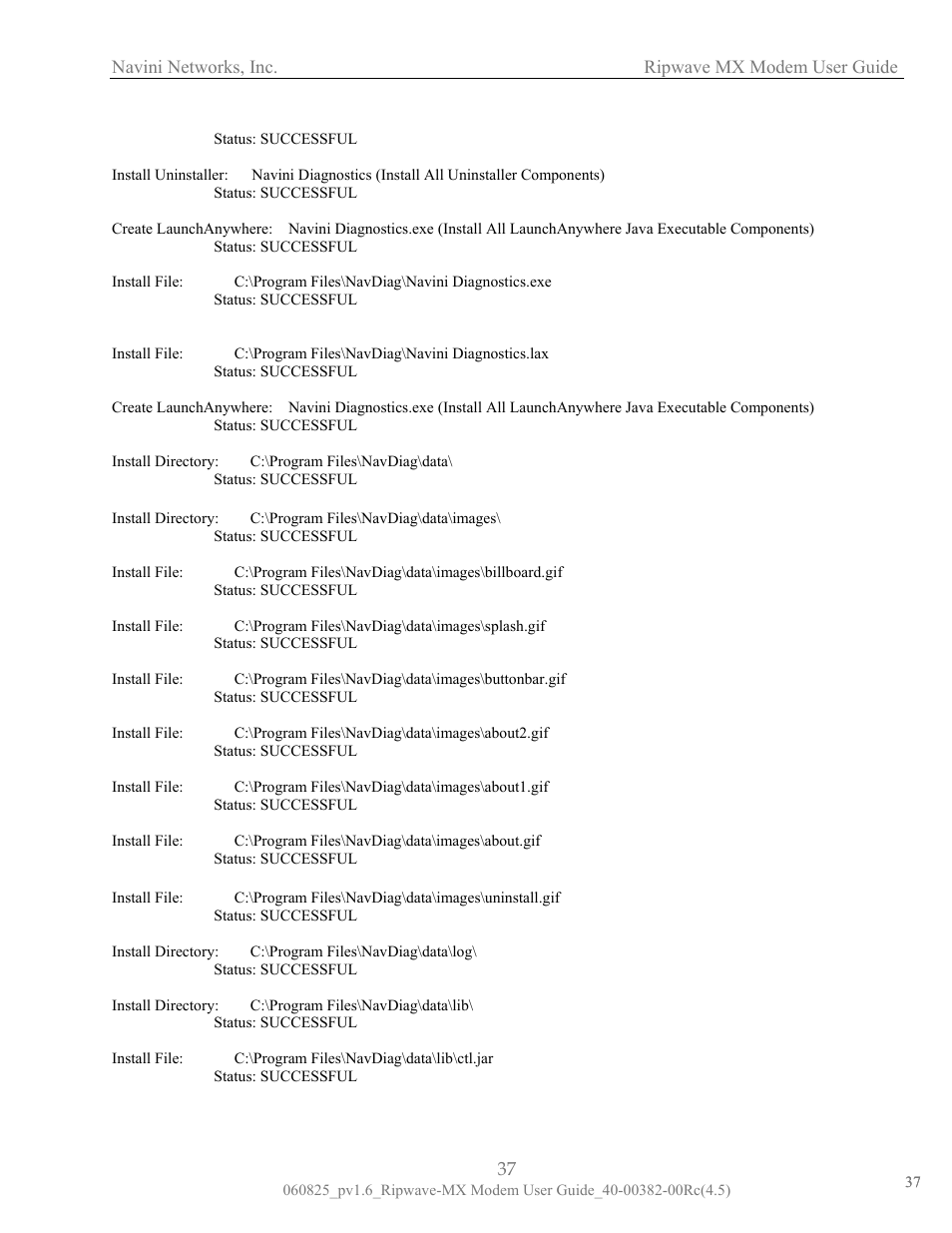 Navini Networks Ripwave MX User Manual | Page 37 / 42