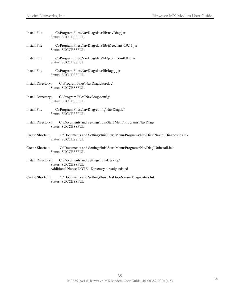 Navini Networks Ripwave MX User Manual | Page 38 / 42