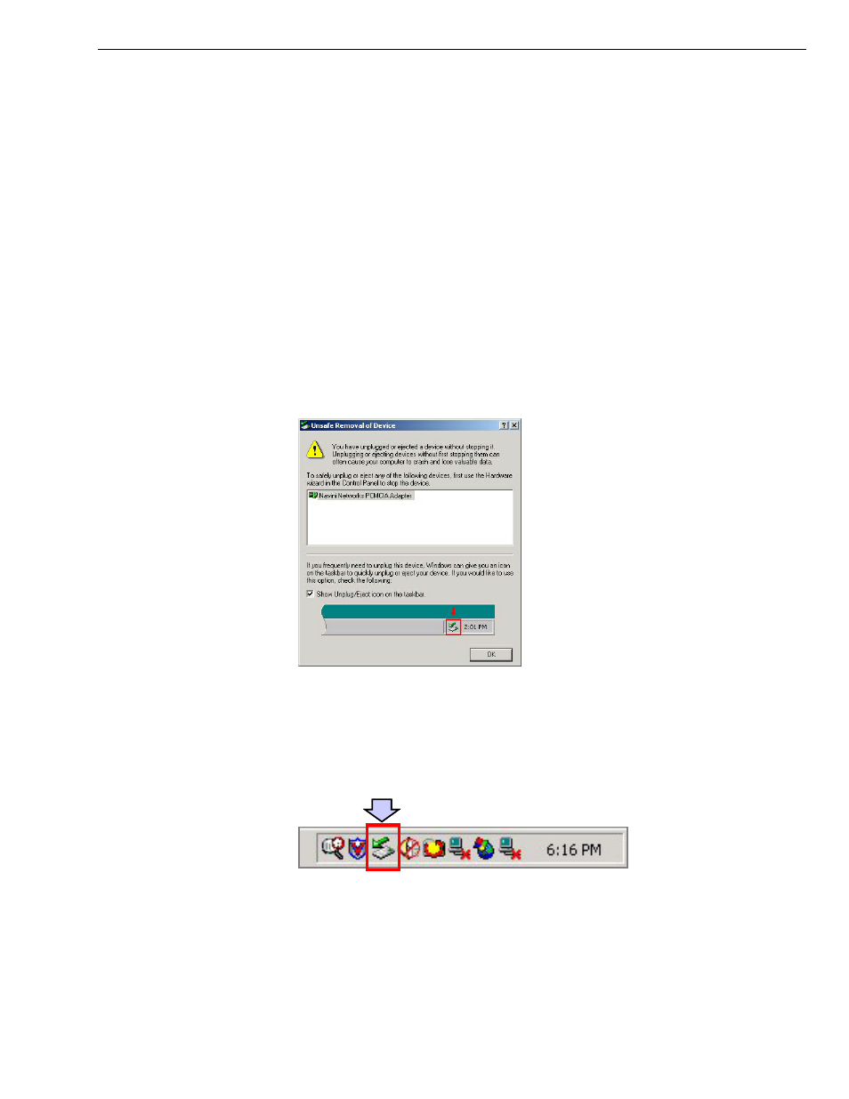 Accessing the internet, Removing your card | Navini Networks 40-00292-00 User Manual | Page 12 / 37