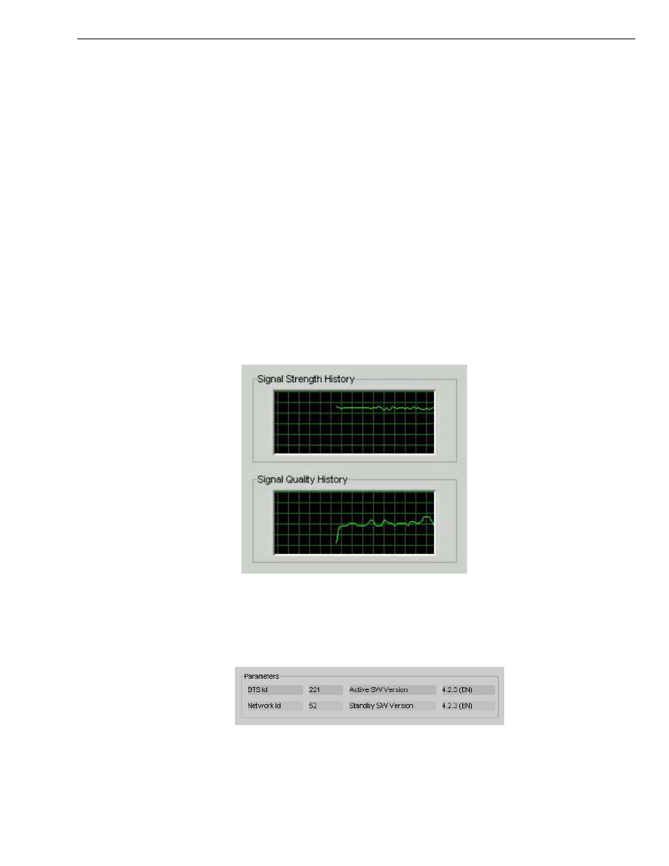 The history graphs, The parameters | Navini Networks 40-00292-00 User Manual | Page 21 / 37