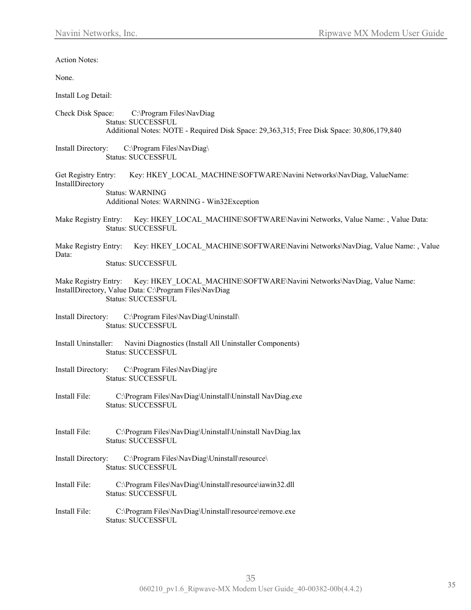 Navini Networks Ripwave User Manual | Page 35 / 41