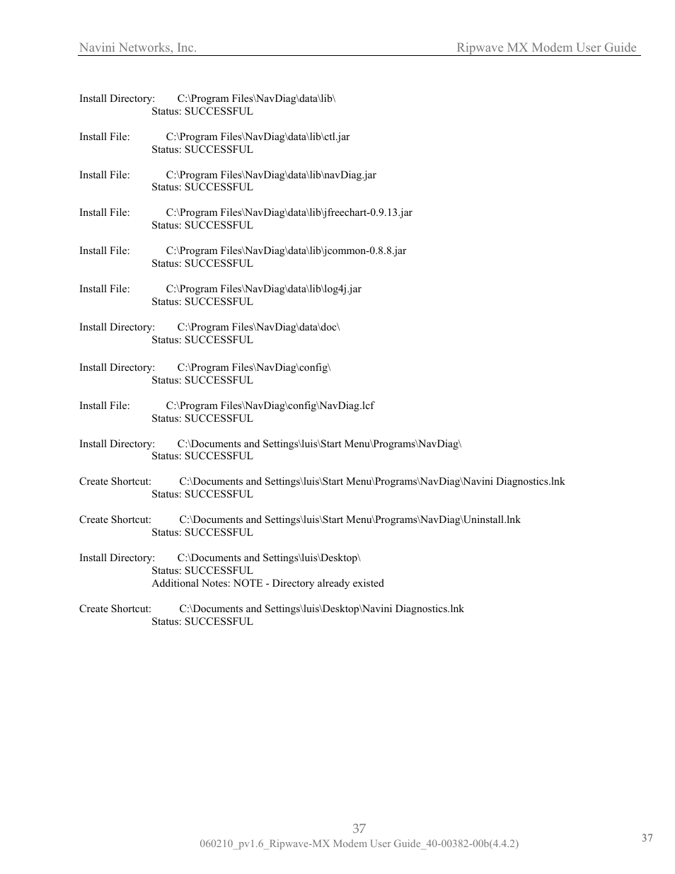 Navini Networks Ripwave User Manual | Page 37 / 41