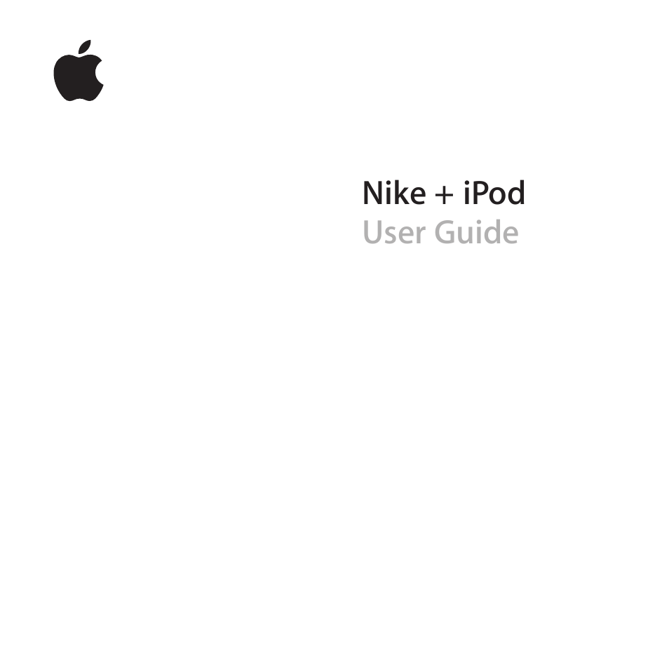 Nike + IPOD User Manual | 28 pages