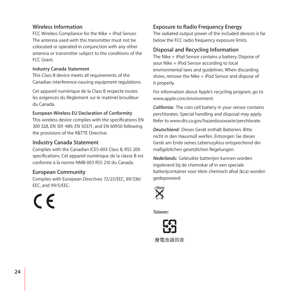 Nike + IPOD User Manual | Page 24 / 28