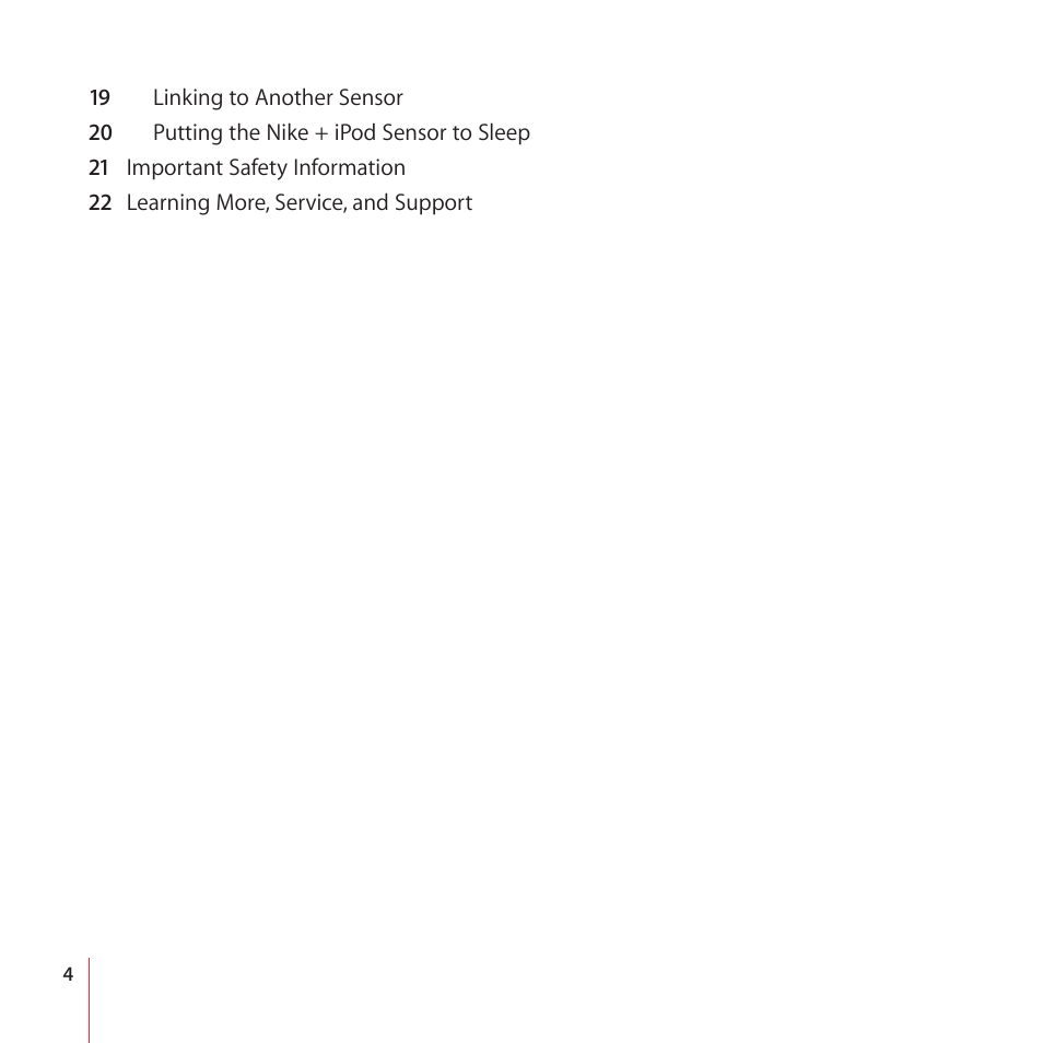 Nike + IPOD User Manual | Page 4 / 28