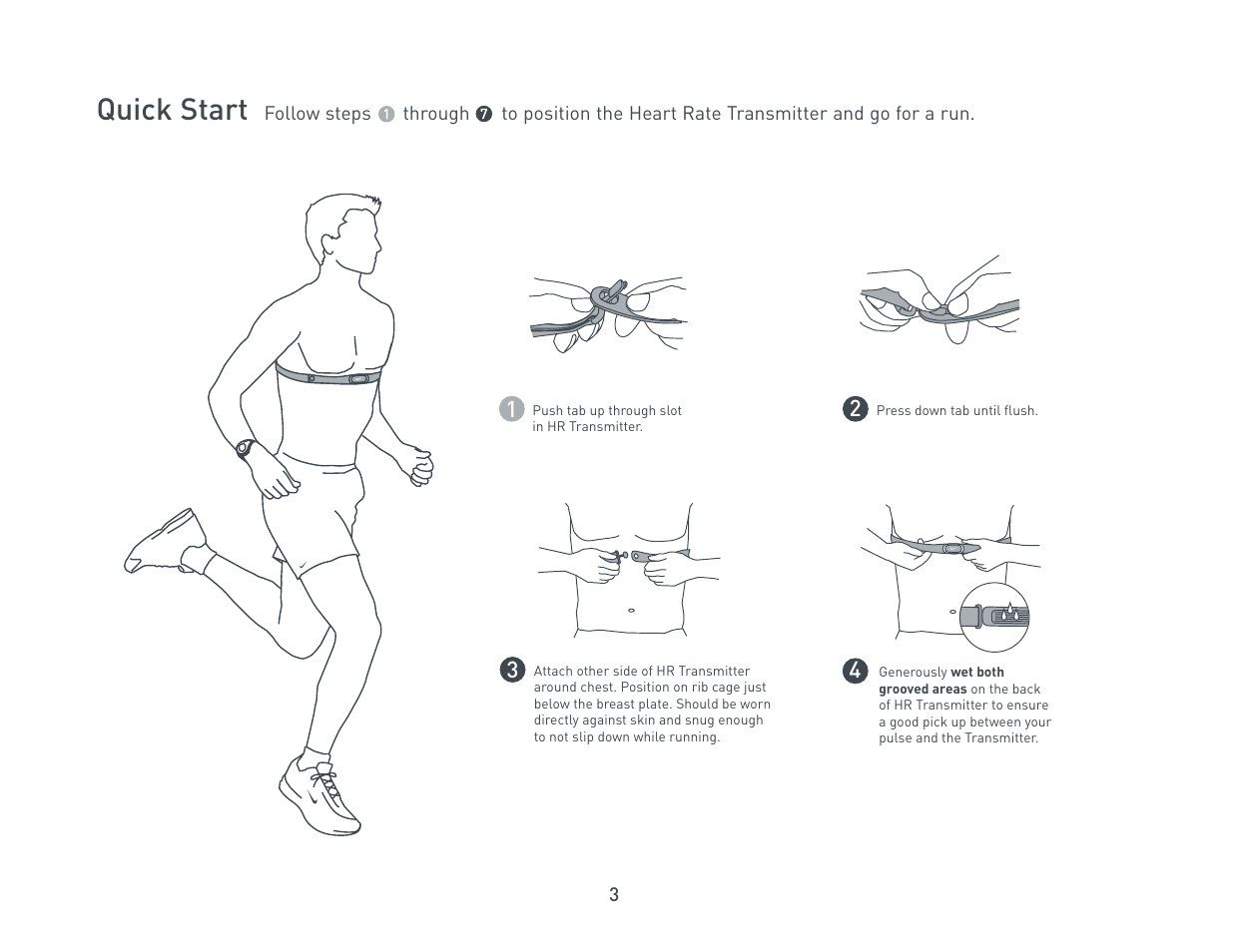 Quick start | Nike C6 User Manual | Page 3 / 14