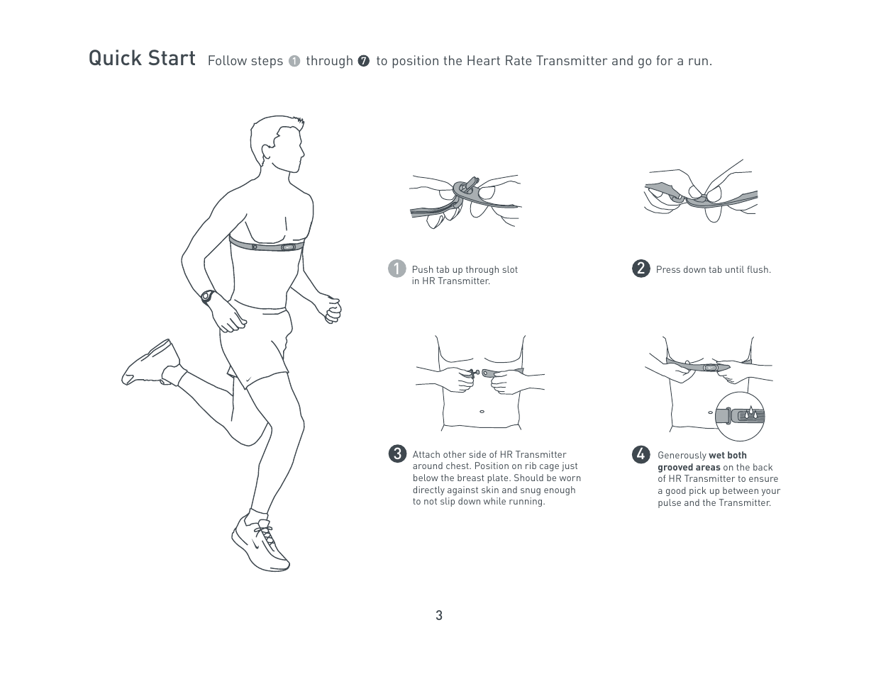 Quick start | Nike Triax C5 User Manual | Page 3 / 12