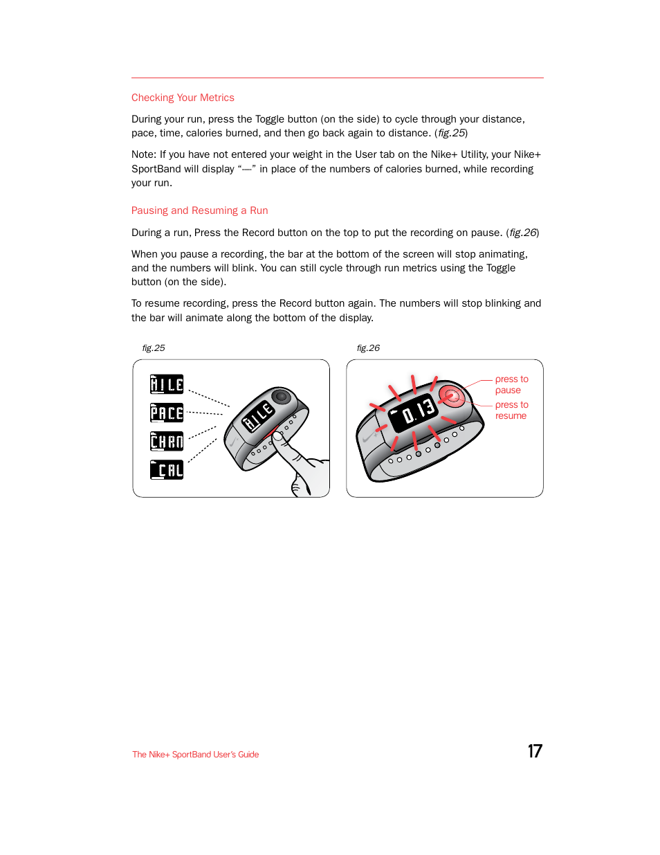 Nike + SPORTBAND User Manual | Page 17 / 32