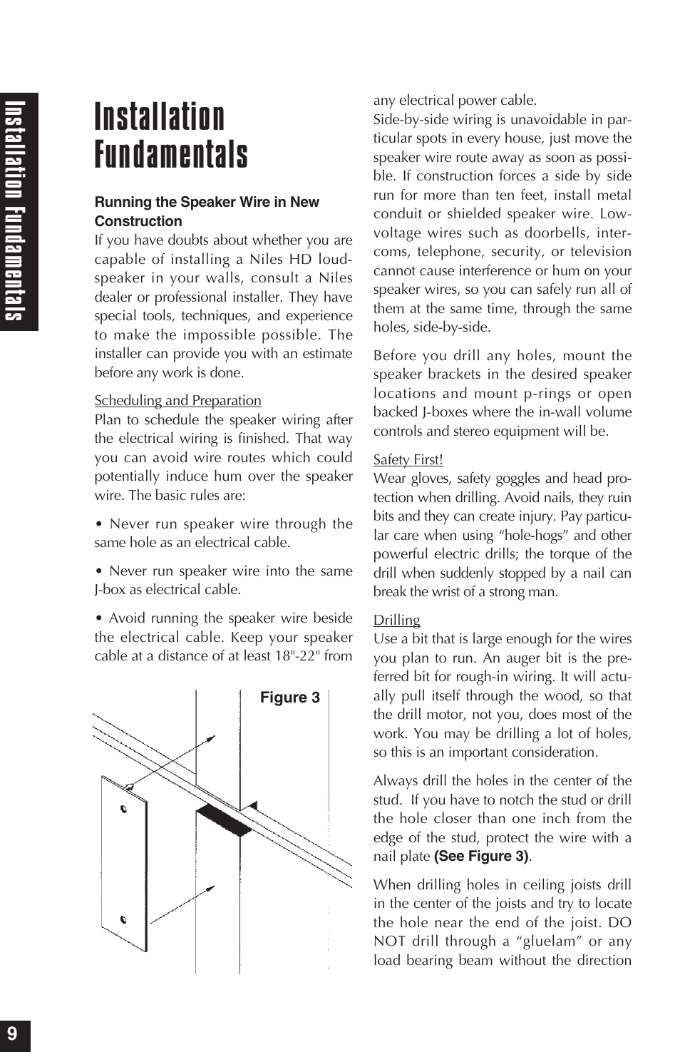 Installation fundamentals, Ins tall atio nf und am ent als | Niles Audio HD5 User Manual | Page 10 / 28