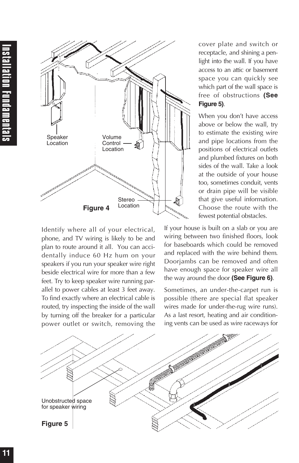 Ins tall atio nf und am ent als | Niles Audio HD5 User Manual | Page 12 / 28