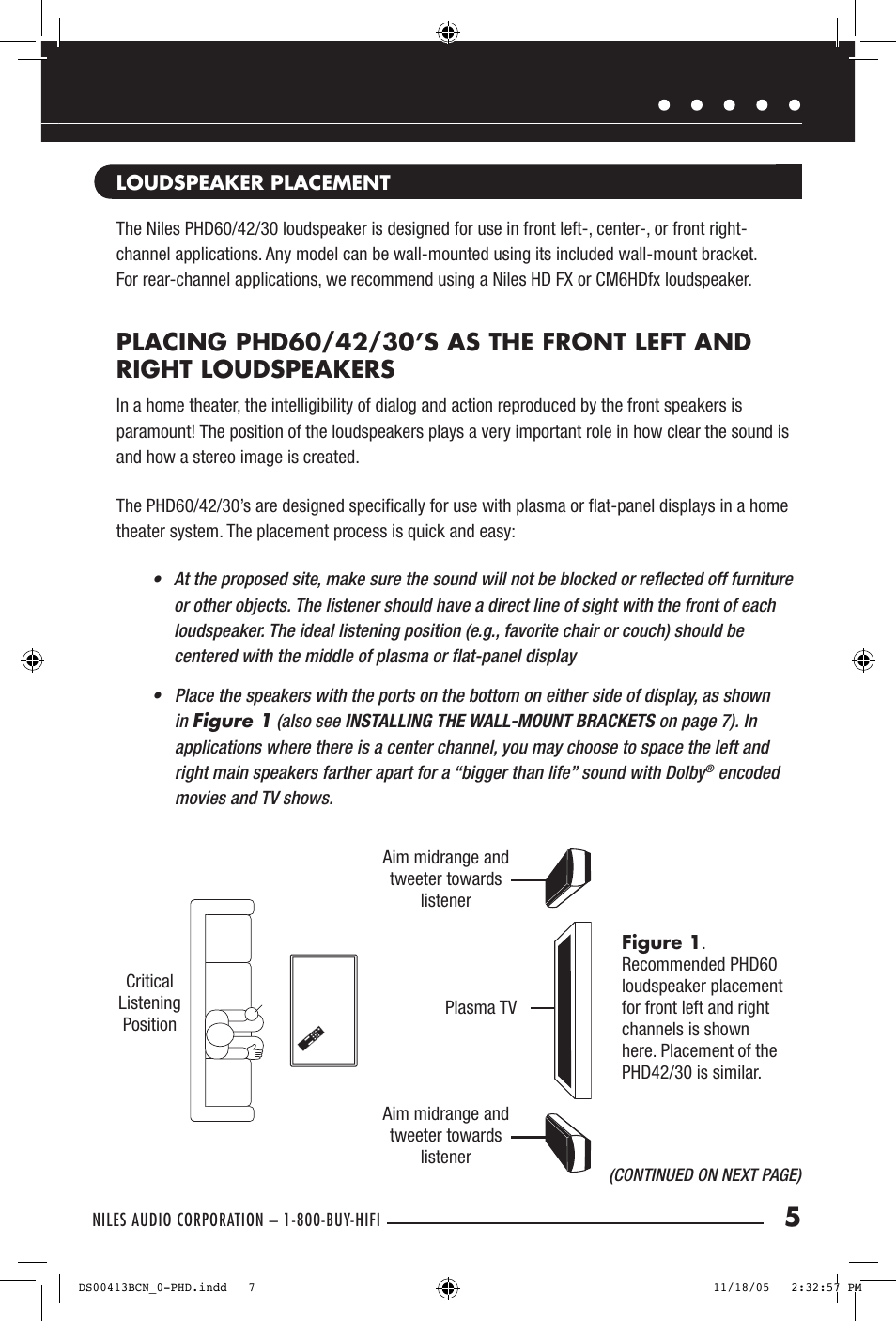 Niles Audio PHD60 User Manual | Page 7 / 20
