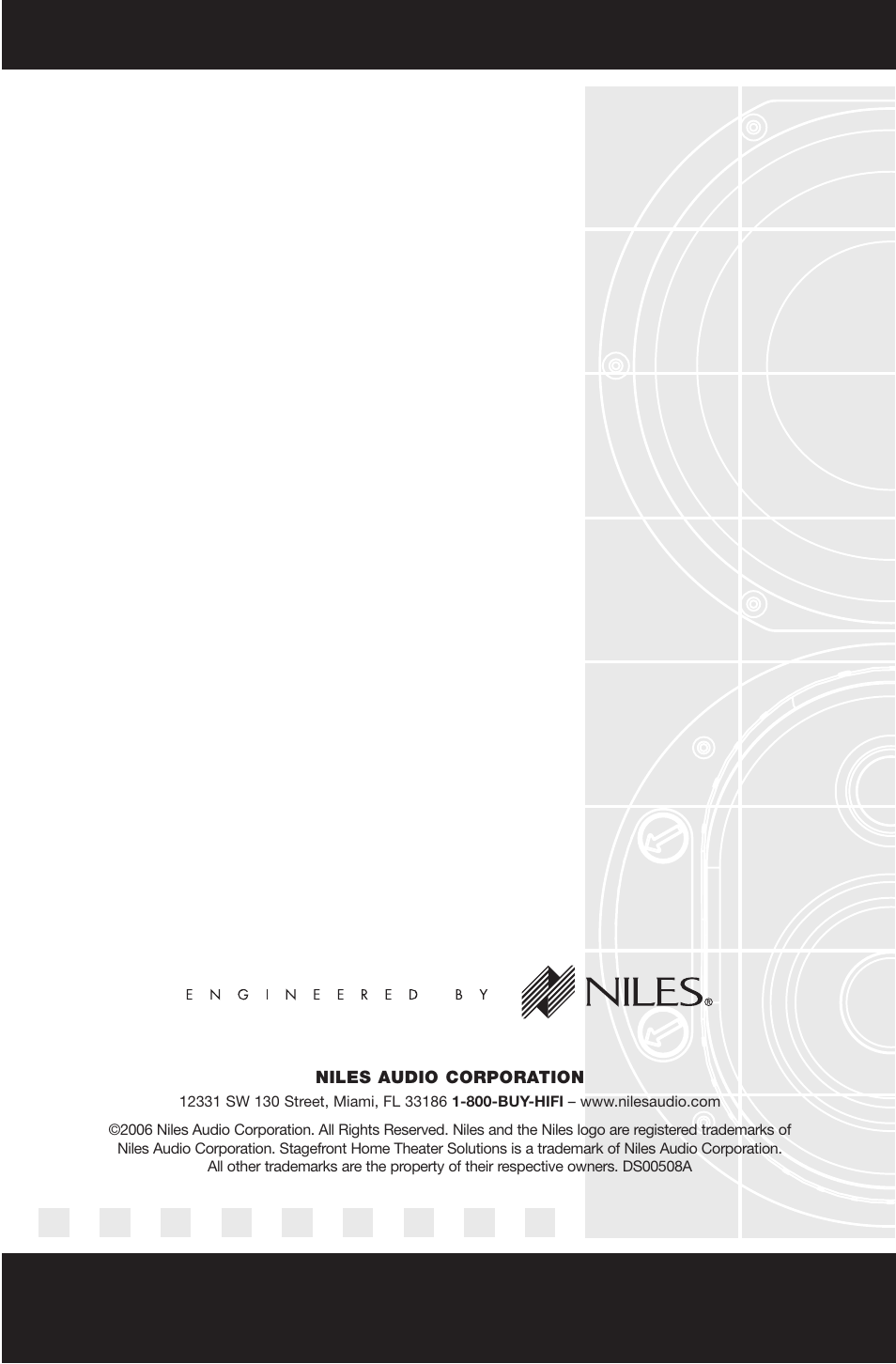 Niles Audio PRO2770LCR User Manual | Page 16 / 16