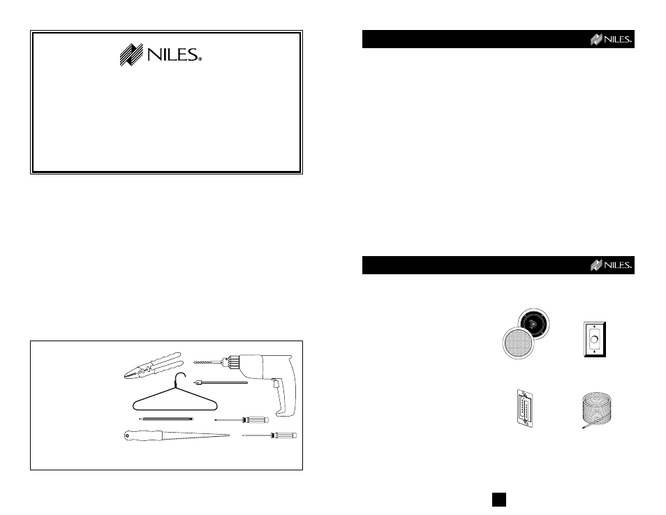 Table of contents introduction | Niles Audio WDC-100 User Manual | Page 2 / 6