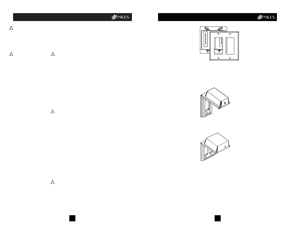System operation, Accessories, Normal operation | Double-gang mounting kit | Niles Audio WDC-100 User Manual | Page 6 / 6