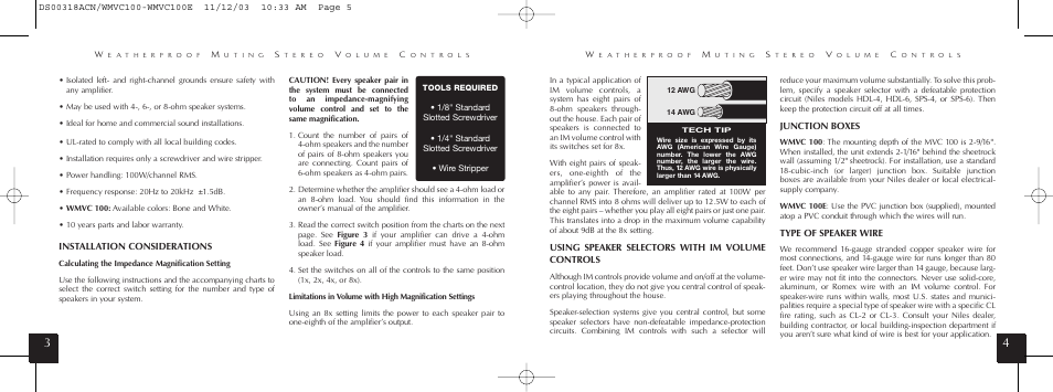 Niles Audio SPS-4 User Manual | Page 3 / 6