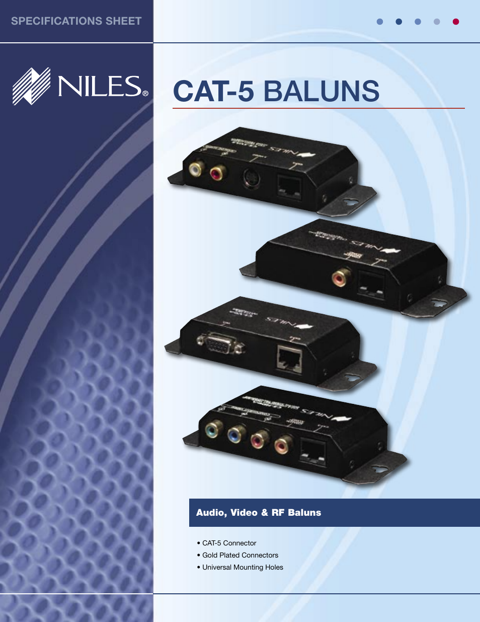 Niles Audio 650-005 User Manual | 3 pages