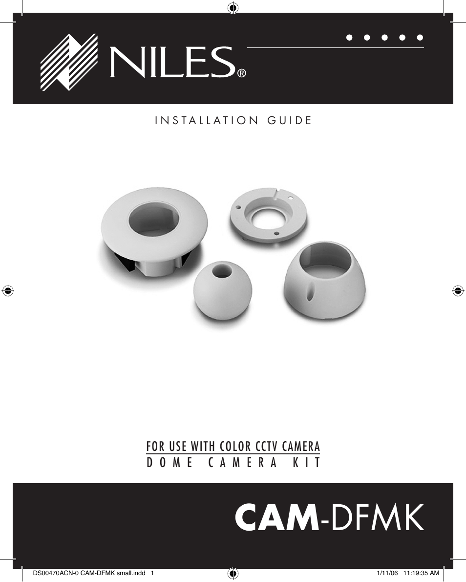 Niles Audio CAM-DFMK User Manual | 12 pages