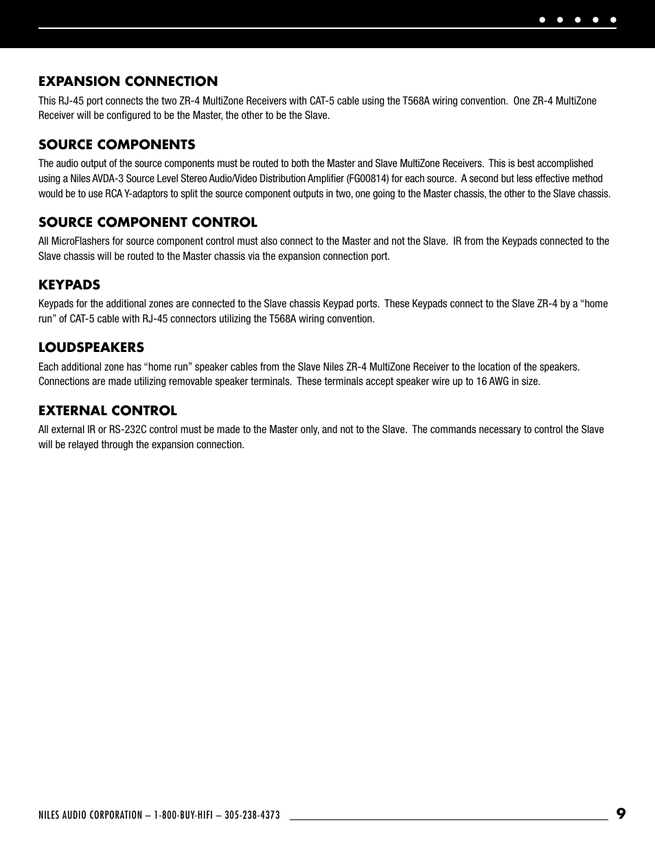 Niles Audio ZR-4 User Manual | Page 11 / 32