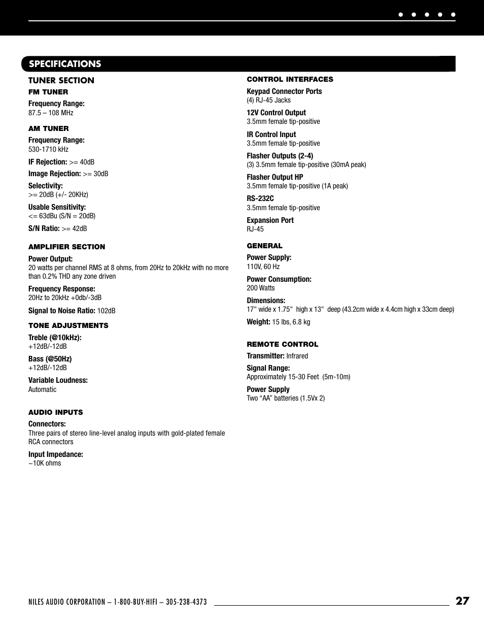 Niles Audio ZR-4 User Manual | Page 29 / 32