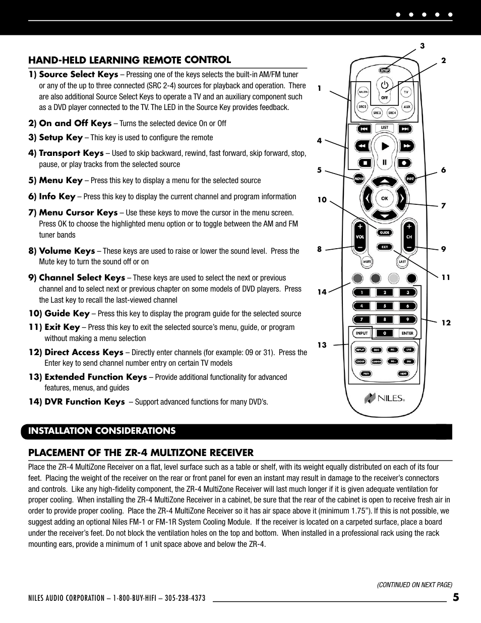 Niles Audio ZR-4 User Manual | Page 7 / 32
